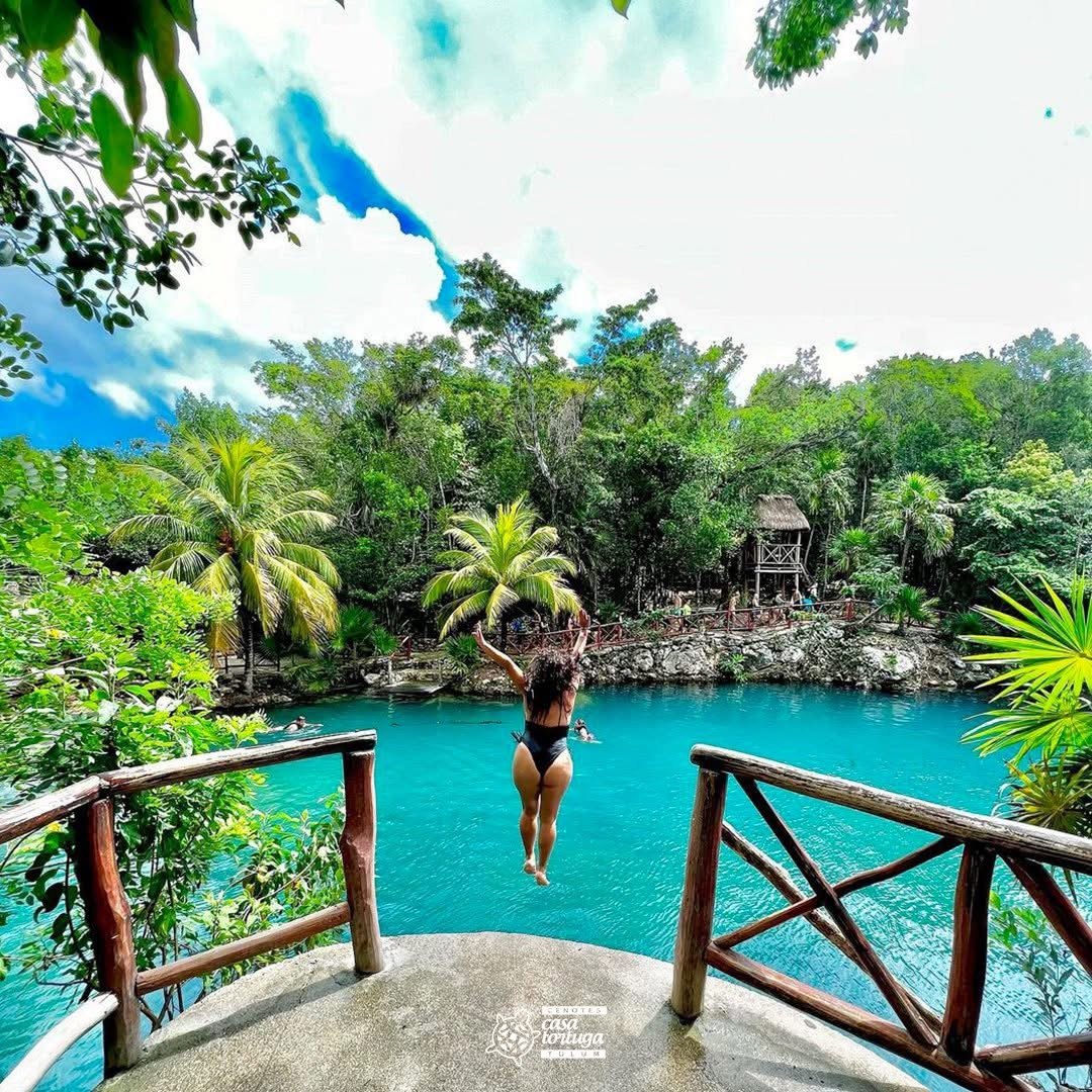 Salto a un cenote